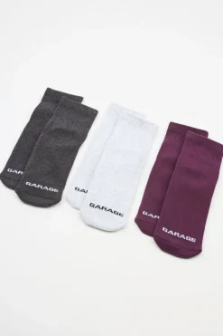 Hot 3 Pack Garage Logo Socks Socks & Tights