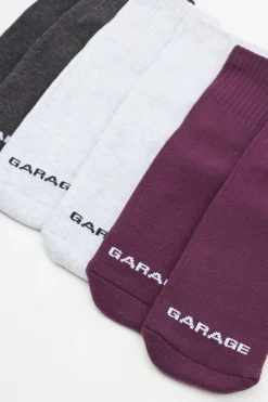 Hot 3 Pack Garage Logo Socks Socks & Tights