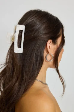 Cheap Acetate Square Clip Hair Accessories