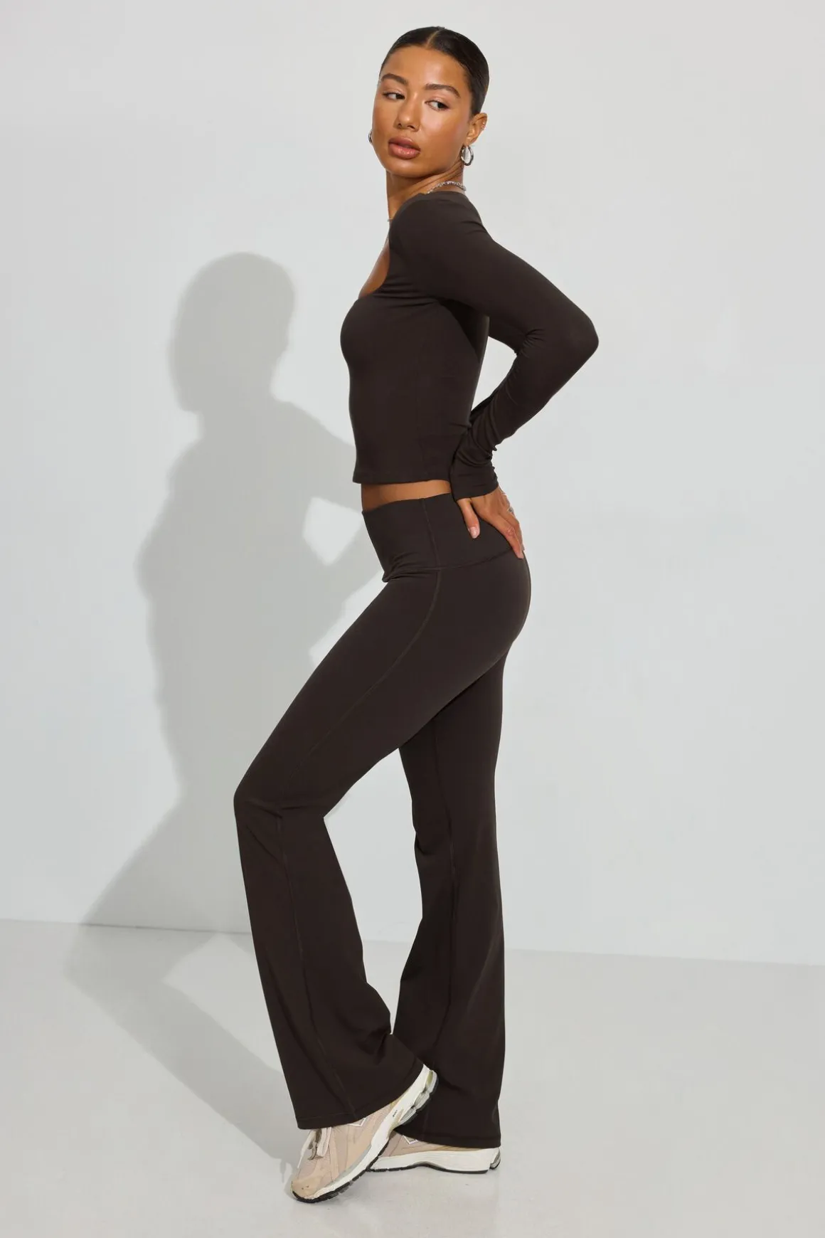 Best Sale Addison Square Neck Top Long Sleeve Tops