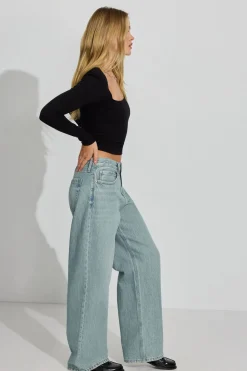 Fashion Addison Square Neck Top Tops|Long Sleeve Tops