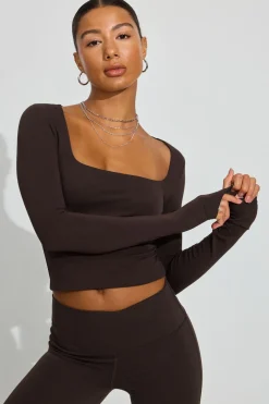 Best Addison Square Neck Top Tops|Long Sleeve Tops