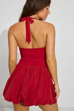 Sale Alina Bubble Halter Dress Dresses