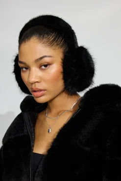 Flash Sale Allover Faux-Fur Earmuffs Cold Weather