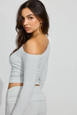 New Asymmetric Long Sleeve Top Long Sleeve Tops