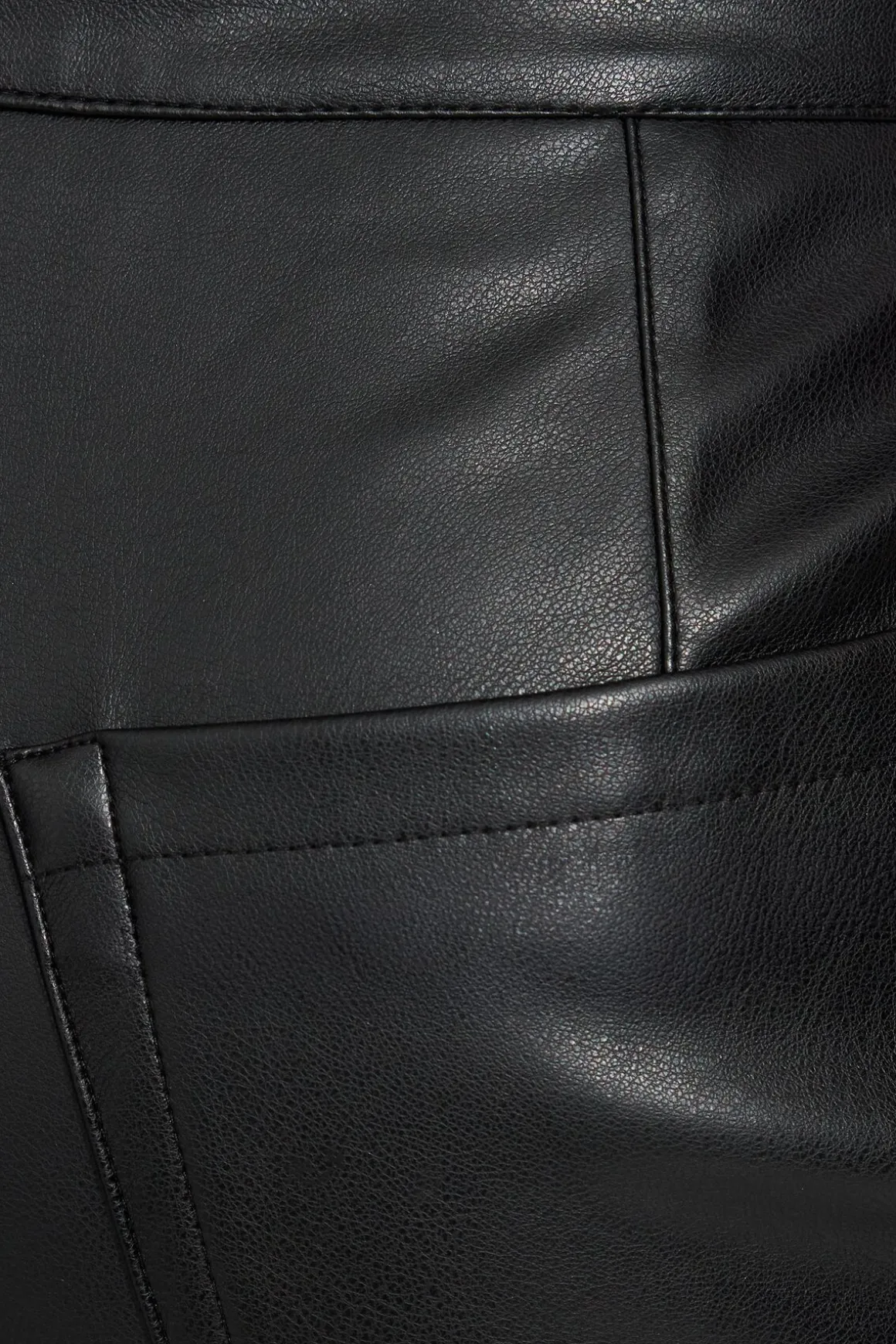 Outlet Baggy Faux-Leather Pants Pants