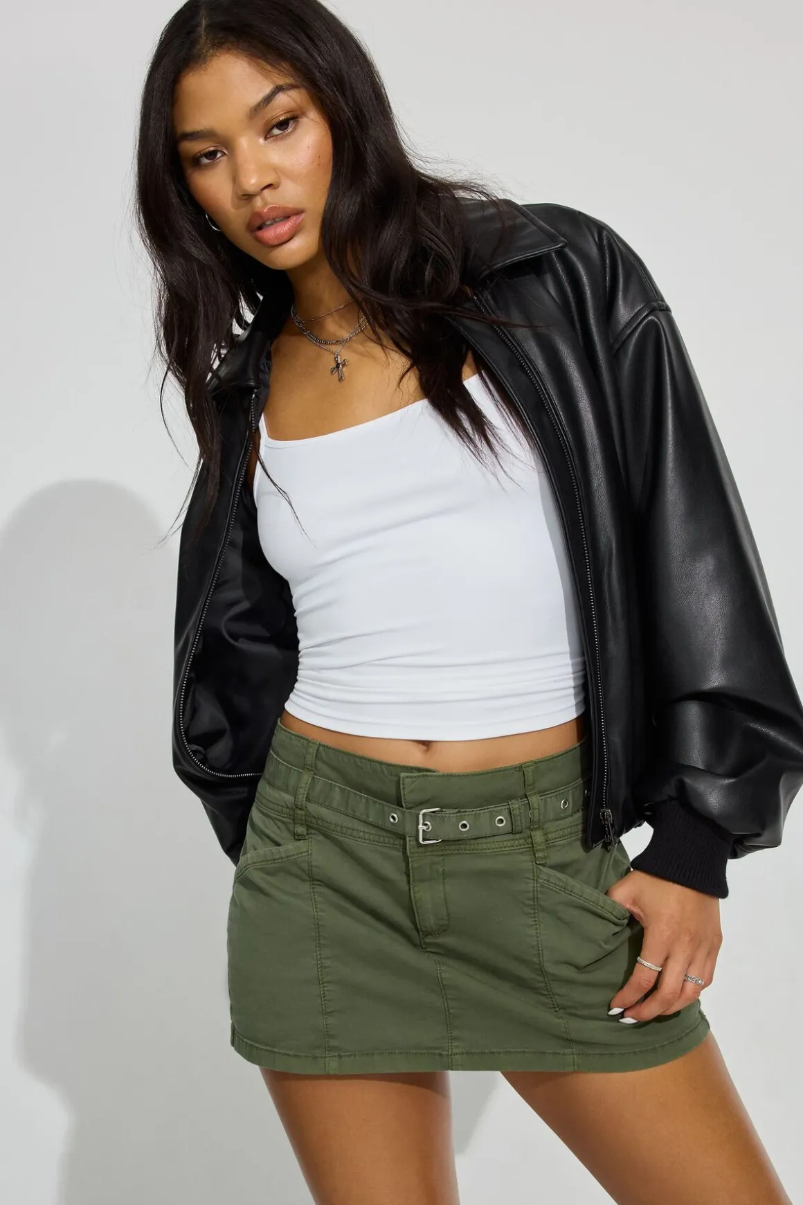 Shop Belted Micro Skort Shorts & Skirts