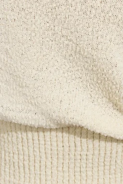 Sale Bouclé Boat Neck Sweater Sweaters & Cardigans|Long Sleeve Tops