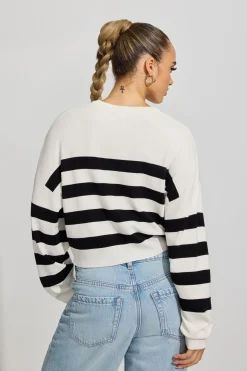 New Boxy Stripe Sweater Hoodies & Sweatshirts|Sweaters & Cardigans