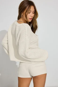 Hot Chenille Oversized Sweater Matching Sets|Lounge & Sleep