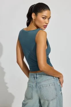 Best Sale Cowl Tank Top Tank Tops