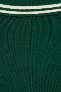 Fashion Cropped Boxy Polo Top Sweaters & Cardigans|Long Sleeve Tops