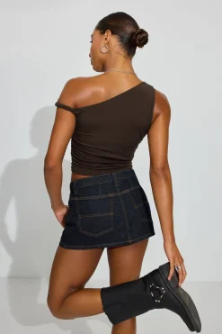 Shop Denim Micro Skort Shorts & Skirts|Jean Skirts