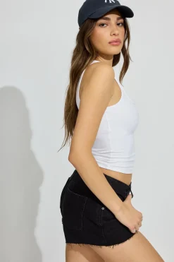Flash Sale Denim Relaxed A-Line Shorts Shorts & Skirts|Jean Shorts