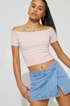 Best Denim Wrap Skort Shorts & Skirts|Jean Skirts