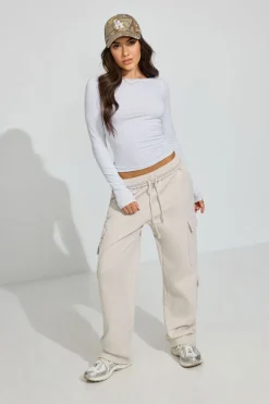 Shop Estelle Long Sleeve Boatneck Top Matching Sets|Tops