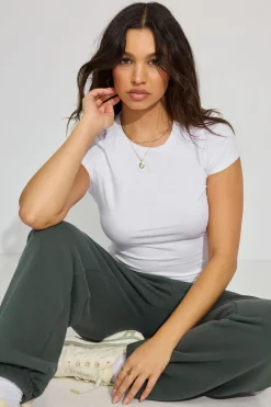 Best Estelle Longline Crewneck Tee Activewear|Tops