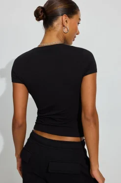 Discount Estelle Longline Tee Tops|Short Sleeve Tops