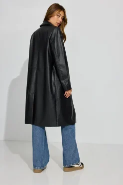 Best Sale Faux Leather Car Coat Faux Leather Jackets|Lightweight Jackets