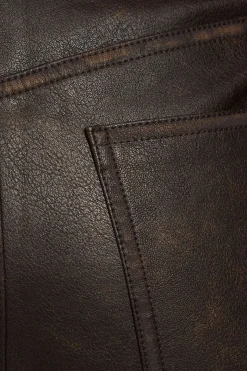 Best Faux Leather Straight Pants Pants