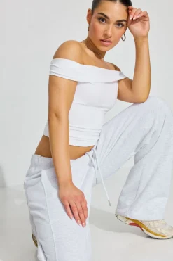Best Sale Fiona Off Shoulder Top Short Sleeve Tops