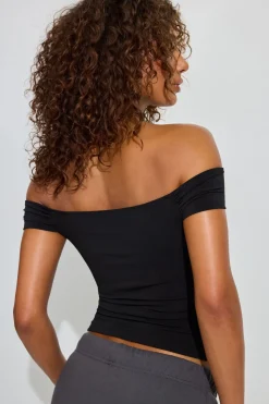 Fashion Fiona Off Shoulder Top Short Sleeve Tops