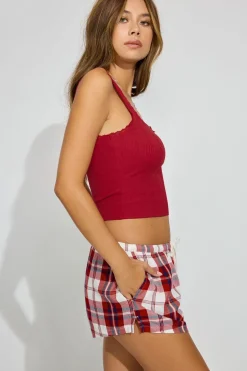 Store Flannel Shorts Matching Sets|Lounge & Sleep