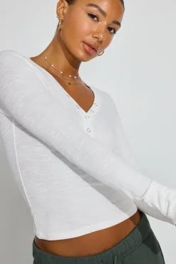 Cheap Henley Long Sleeve T Shirt Long Sleeve Tops