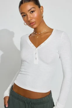 Cheap Henley Long Sleeve T Shirt Long Sleeve Tops
