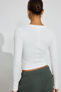 Cheap Henley Long Sleeve T Shirt Long Sleeve Tops