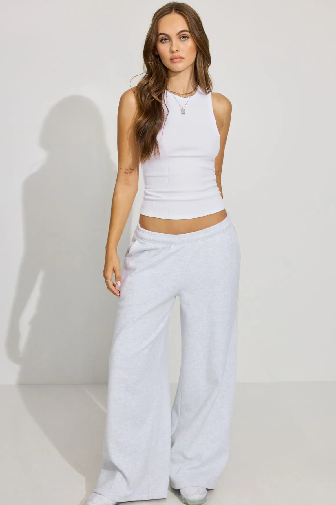 Sale High Neck Tank Top Matching Sets|Tops