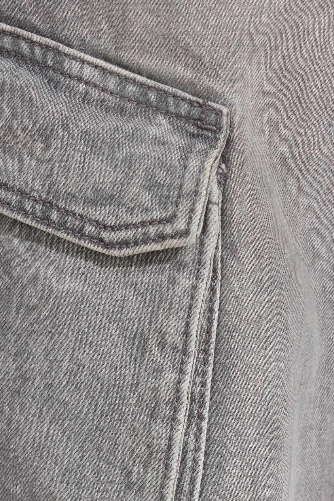 Store High Rise Wide Cargo Jeans Jeans
