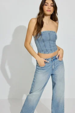 Hot Lace Portia Short Sleeve Top Short Sleeve Tops|Tank Tops