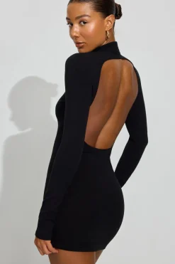 Discount Long Sleeve Open Back Dress Dresses & Jumpsuits|Dresses