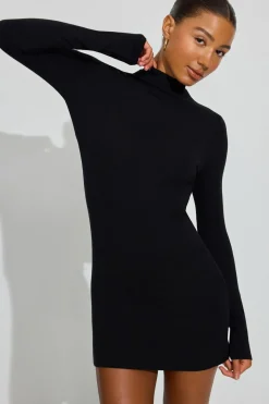 Discount Long Sleeve Open Back Dress Dresses & Jumpsuits|Dresses
