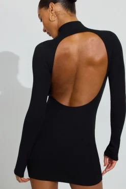 Discount Long Sleeve Open Back Dress Dresses & Jumpsuits|Dresses