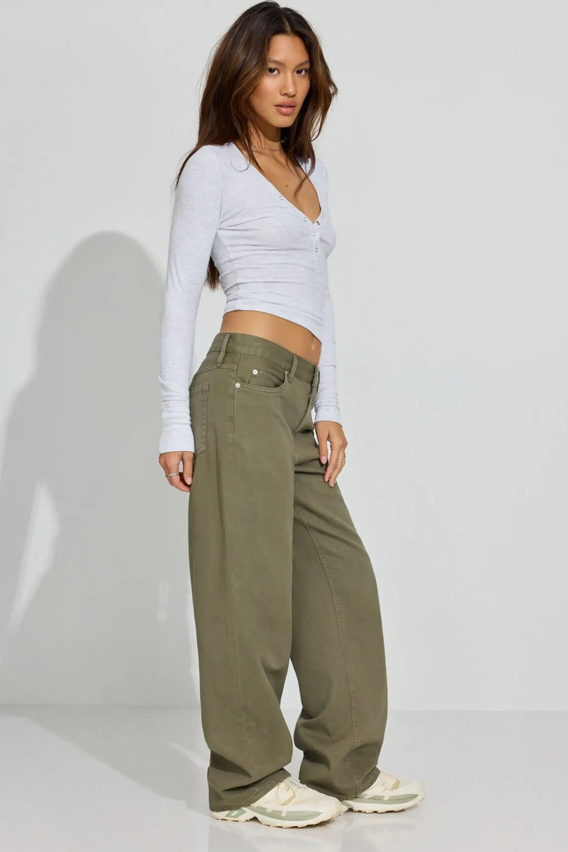 Best Sale Low Rise Baggy Pants Pants