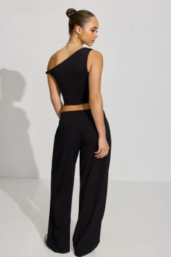 Store Low Rise Relaxed Trousers Pants