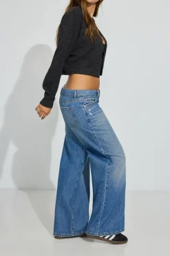 Discount Low Rise Wide Leg Jeans Jeans