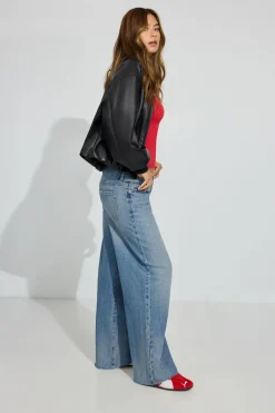 Fashion Low Rise Wide Leg Jeans Jeans