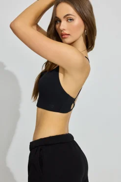 Cheap Micro Bra With Strappy Back Matching Sets|Activewear