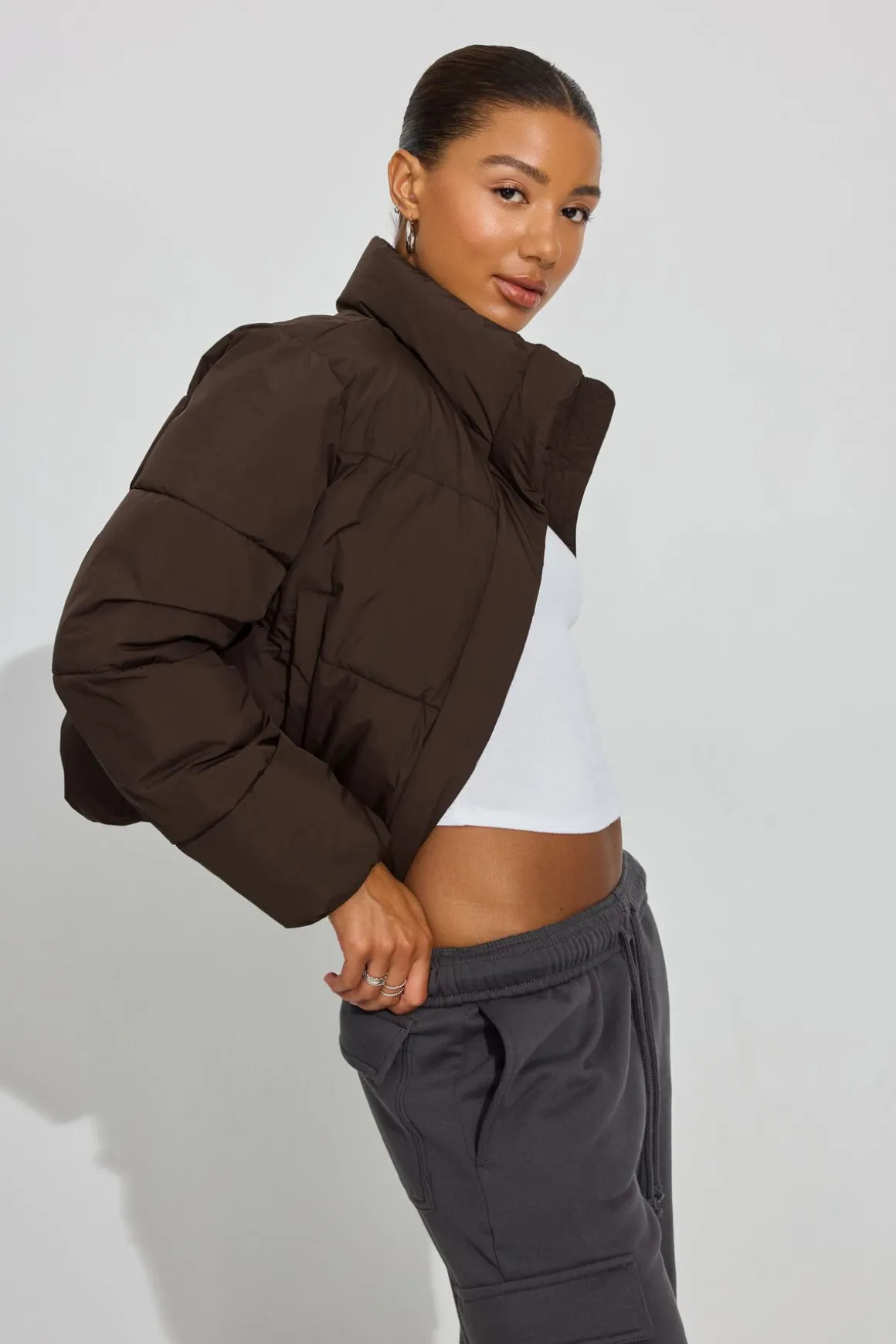 Cheap Mini Puff Jacket Cropped Jackets|Puffers
