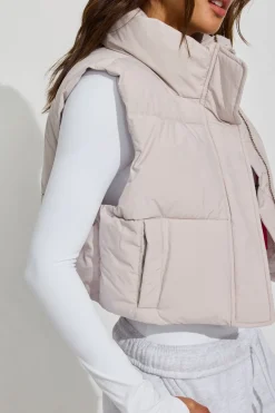 Best Sale Mini Puff Vest 2.0 Cropped Jackets|Vests