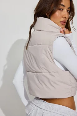Best Sale Mini Puff Vest 2.0 Cropped Jackets|Vests