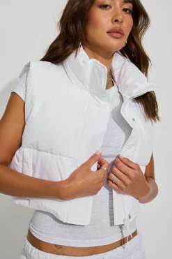Best Sale Mini Puff Vest 2.0 Cropped Jackets|Vests