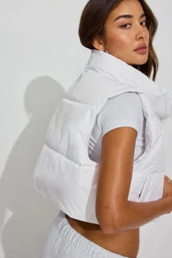 Best Sale Mini Puff Vest 2.0 Cropped Jackets|Vests