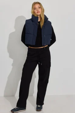 Outlet Mini Puff Vest 2.0 Cropped Jackets|Vests