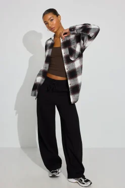 Online Noah Plaid Button-Up Shirt Long Sleeve Tops