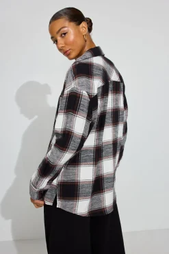 Online Noah Plaid Button-Up Shirt Long Sleeve Tops
