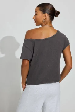 Cheap Off Shoulder T Shirt Matching Sets|Short Sleeve Tops